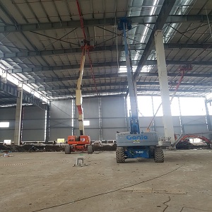 Cho thuê xe nâng người tại Vinfast Hải Phòng