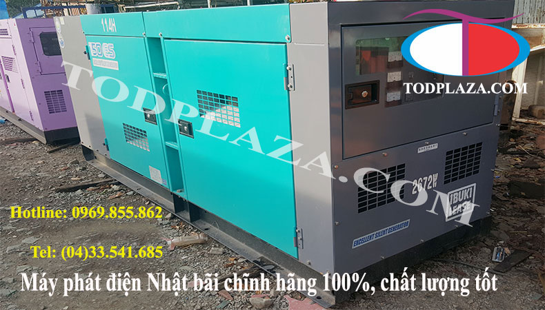 Máy phát điện Nhật bãi chĩnh hãng 100%, chất lượng tốt