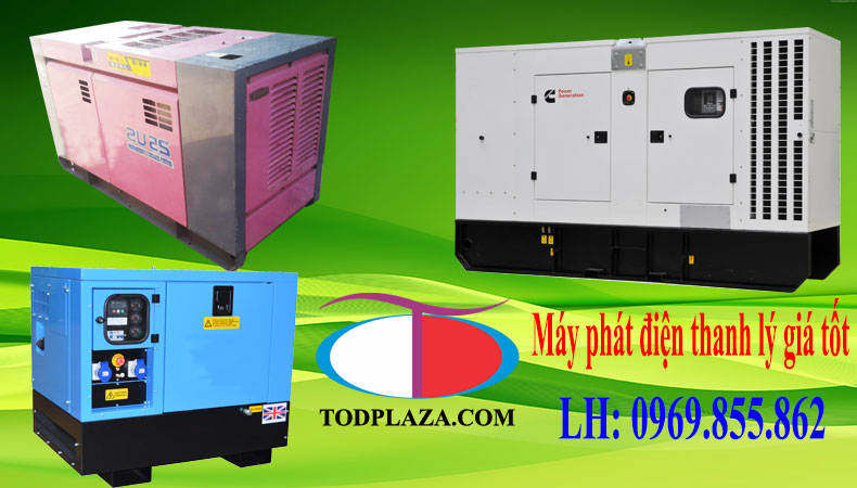 Máy phát điện thanh lý giá tốt nhất