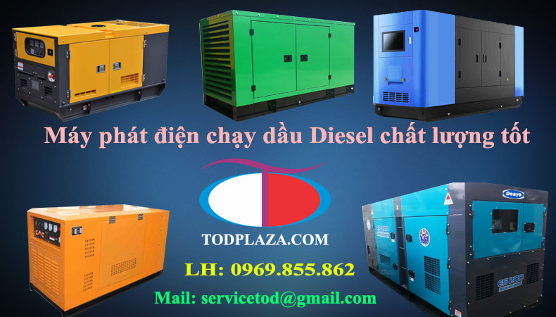 Sản phẩm máy phát điện chạy dầu Diesel chất lượng tốt