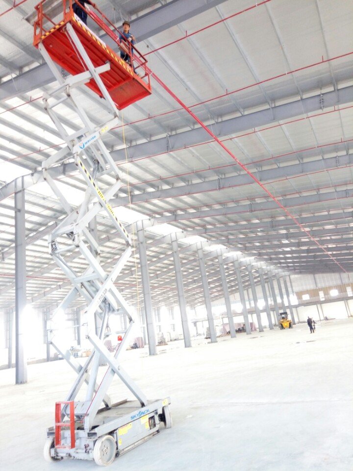 Trúng thầu cho thuê xe nâng người tại Vĩnh Phúc