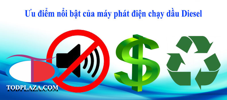 Ưu điểm nổi bật của máy phát điện chạy dầu Diesel
