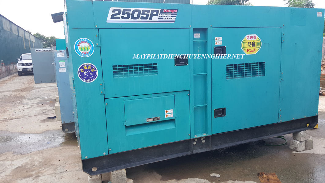 Máy phát điện 250KVA Denyo model 250SP