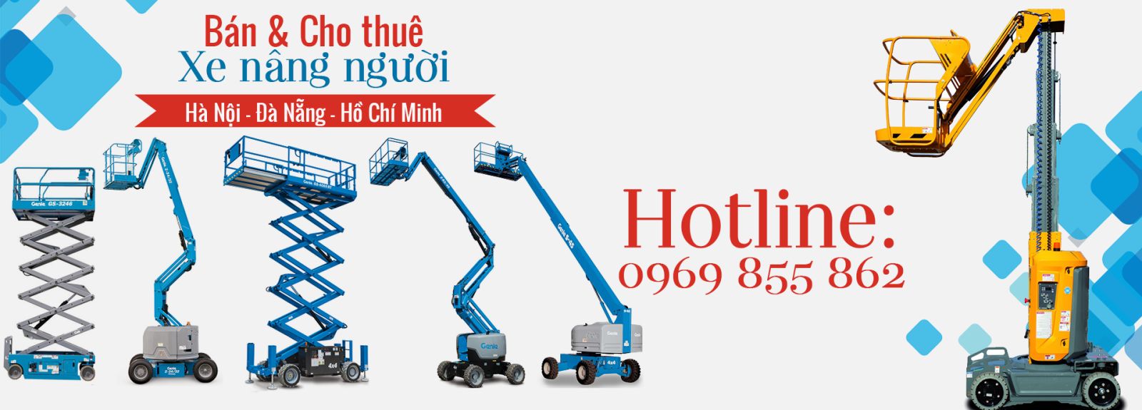 Xe nâng người Genie chính hãng